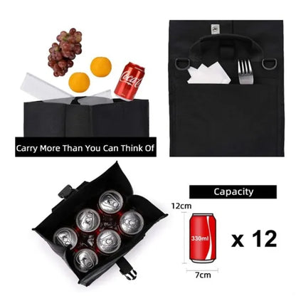 Portable Insulated Folding Lunch Bag Lightweight  Box