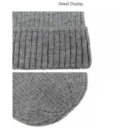 Classic Men's Warm Winter Hat Acrylic Knitted
