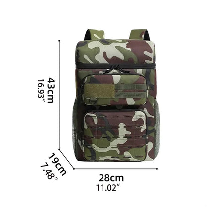 24L Camping Cooler Backpack Insulated Waterproof Lunch Bag