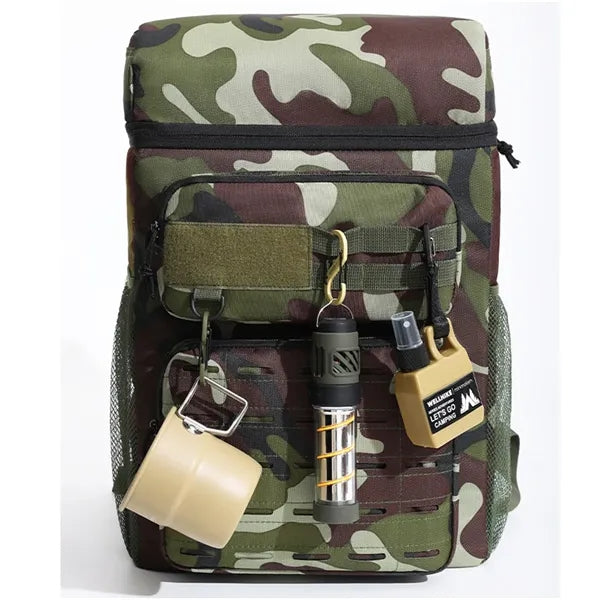 24L Camping Cooler Backpack Insulated Waterproof Lunch Bag