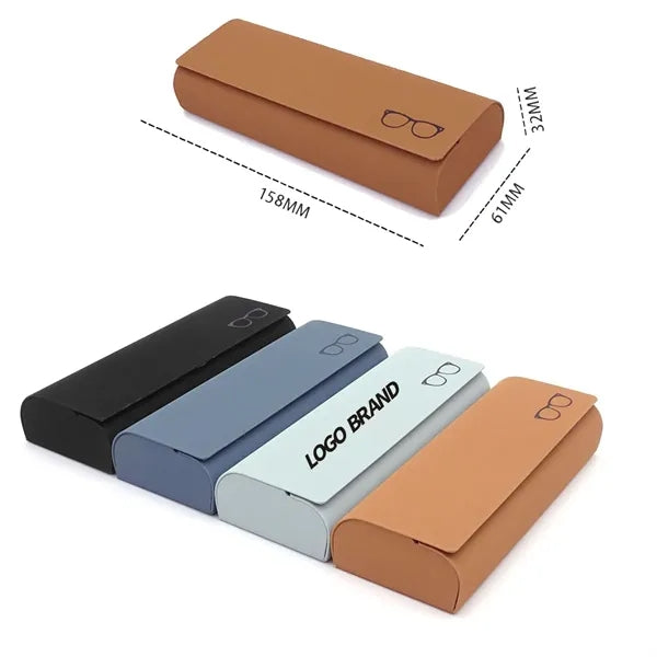 Custom Logo Cheap Leather Glasses Case Box