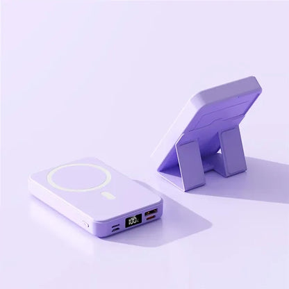 Magnetic Wireless Portable Charger 10000mAh Battery Pack
