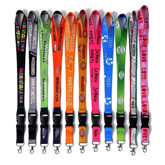 MOQ 10 pcs Breakaway Sublimation Lanyard