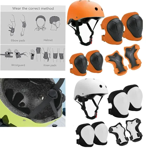 Durable 7 IN 1 Kids Scooter and Skateboard Bike Helmet
