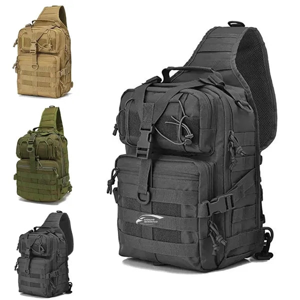 Tactical Single Shoulder Chest Bag Waterproof Crossbody