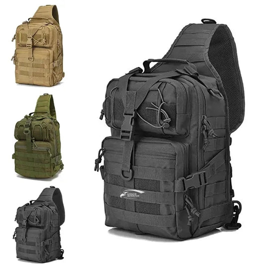 Tactical Single Shoulder Chest Bag Waterproof Crossbody