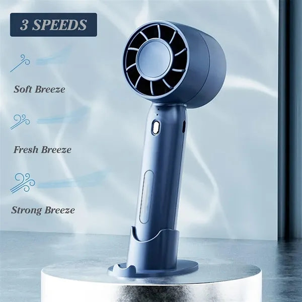Portable Long-lasting Powerful Rechargeable Handheld Fan