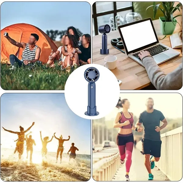 Portable Long-lasting Powerful Rechargeable Handheld Fan