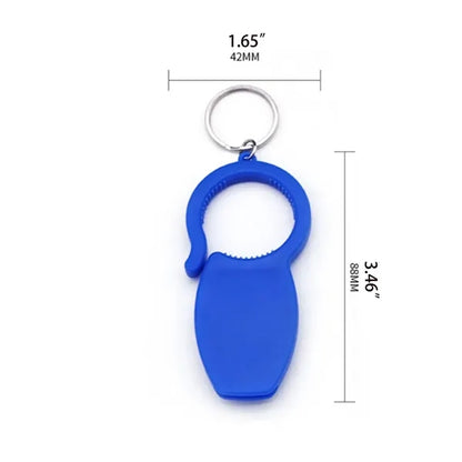 3 in 1 Multifunctiona Flat Bottle Opener With Keychain