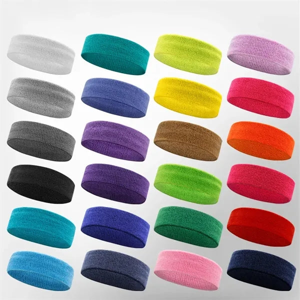 3-Piece Sports Sweatband Set Includes Headband/Wristband