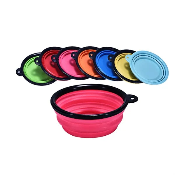 Foldable Travel Pet Bowl Portable Dog Cat Feeding