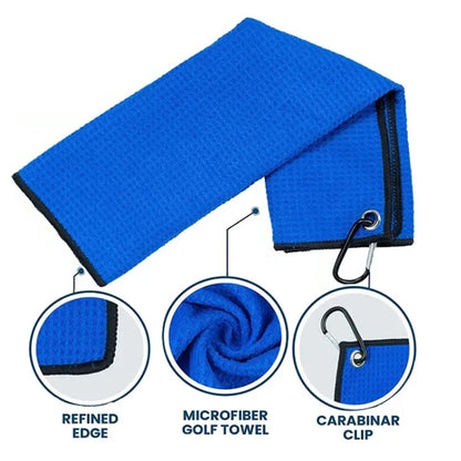 Customizable Microfiber Yoga Waffle Golf Towel