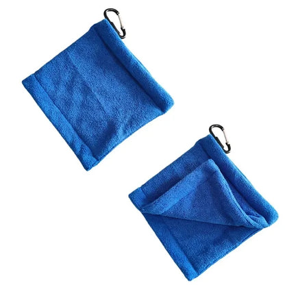 Golf Ball Towel With Clip Portable Cleaner Accessories