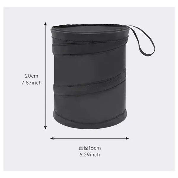 Foldable Pop Up Car Garbage Bag Trash Can Container
