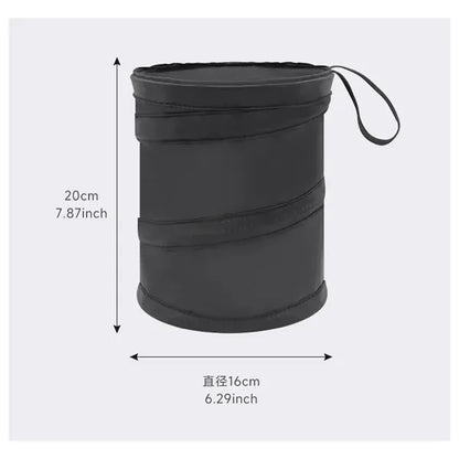 Foldable Pop Up Car Garbage Bag Trash Can Container