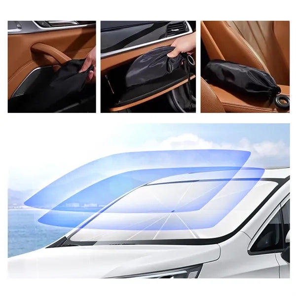 Dashboard Guard Pull Rope Car Windshield Umbrella