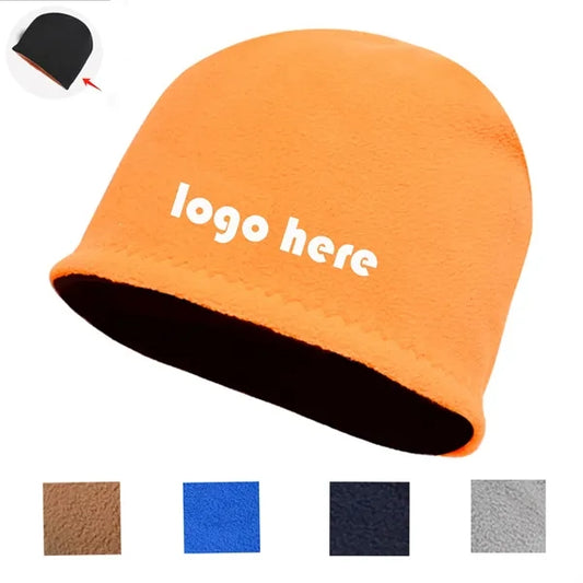 Polar Fleece Double-Sided Warm Hat