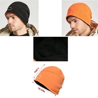 Polar Fleece Double-Sided Warm Hat