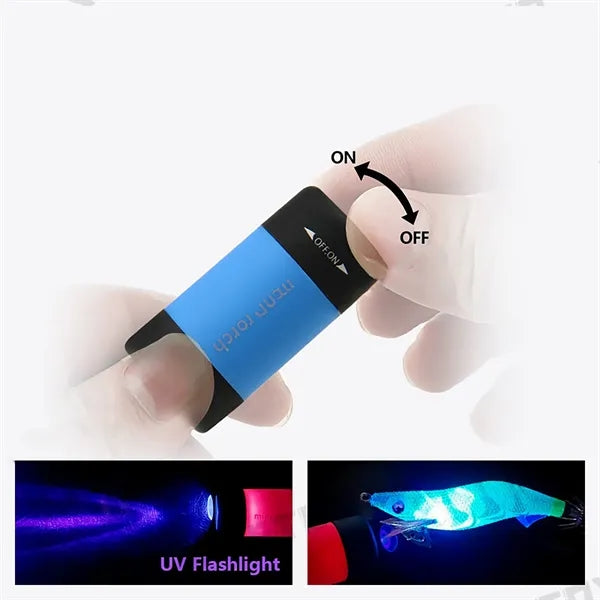 2-In-1 Mini Usb Rechargeable Flashlight Keychain