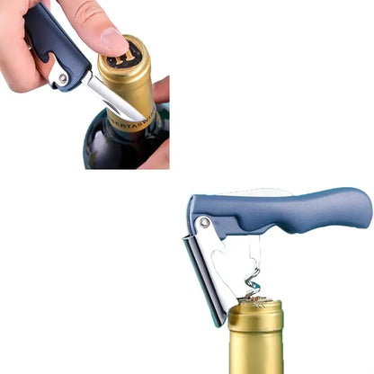 Plastic Stainless Steel Multifunctional Bottle Opener