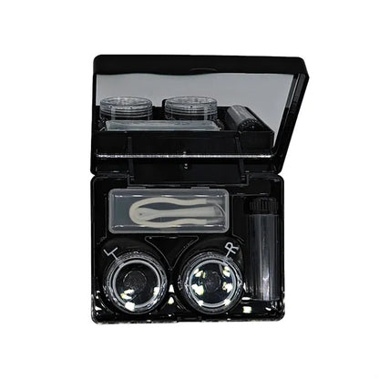 Vintage Contact Lens Case With Mirror