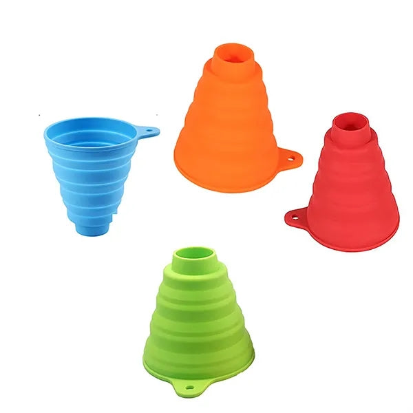 Silicone Creative Retractable Folding Kitchen Funnel