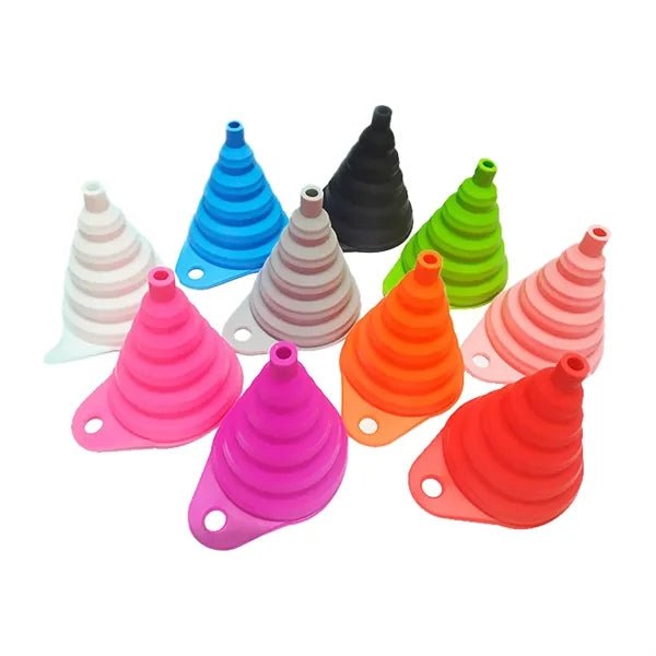 Silicone Creative Retractable Folding Kitchen Funnel