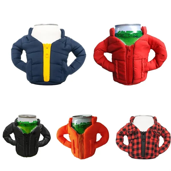 Down Jacket Cotton Thickened Cup Set Clothes