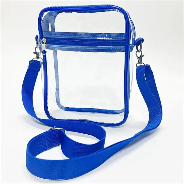 Pvc Square Mini Transparent Crossbody Bag