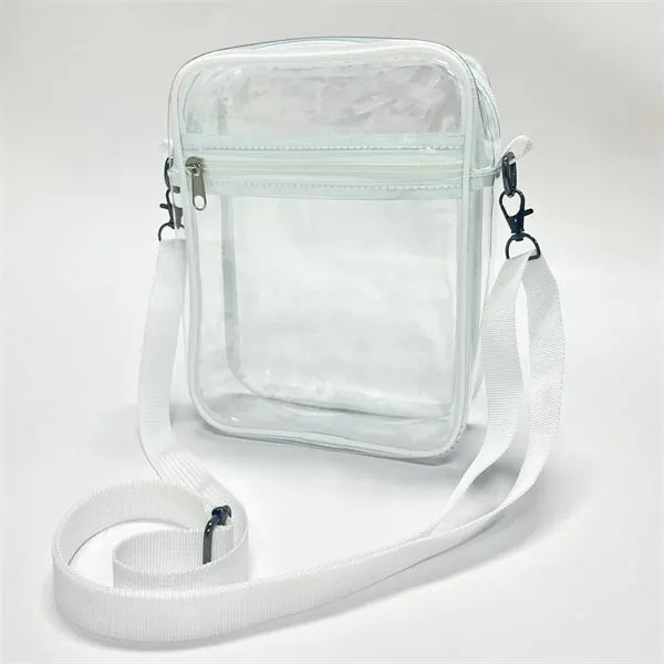Pvc Square Mini Transparent Crossbody Bag
