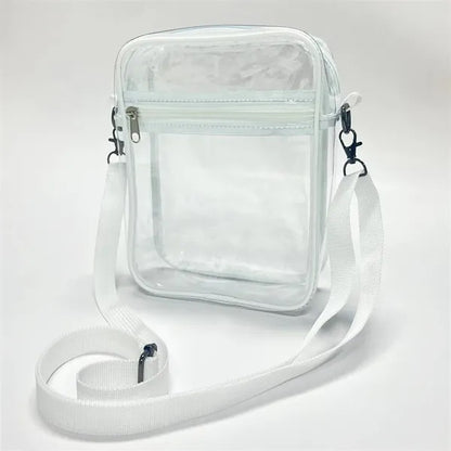 Pvc Square Mini Transparent Crossbody Bag