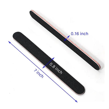 Double Sided Emery Board Nail File(100/180 Grit)