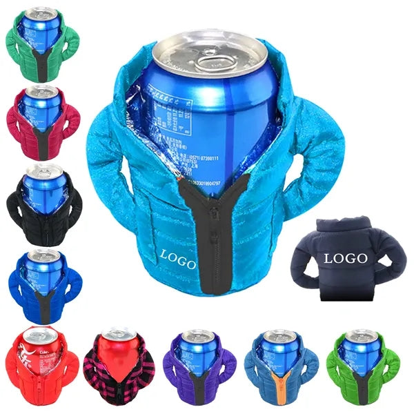 Down Jacket Can Cup Sleeve