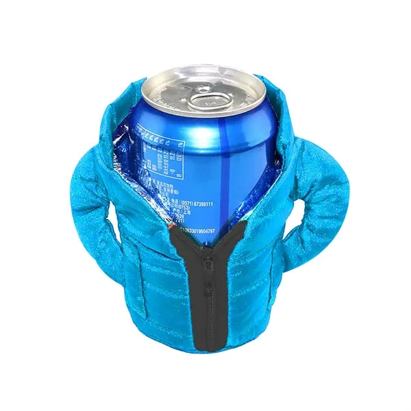 Down Jacket Can Cup Sleeve