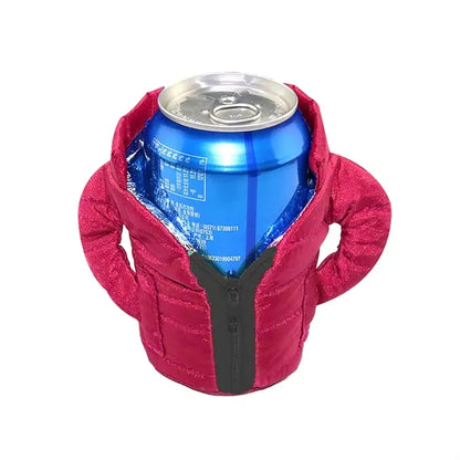 Down Jacket Can Cup Sleeve