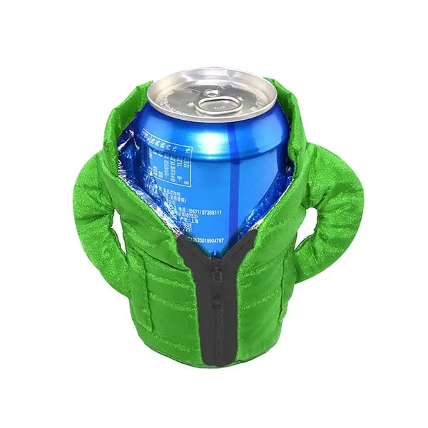 Down Jacket Can Cup Sleeve