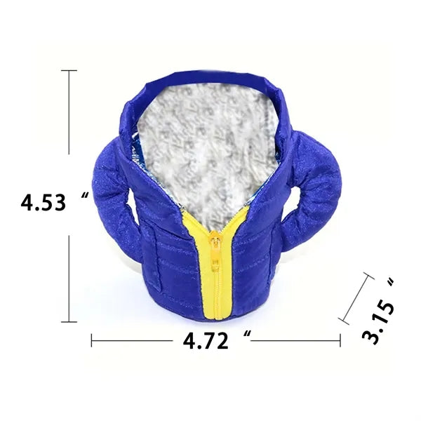 Down Jacket Can Cup Sleeve