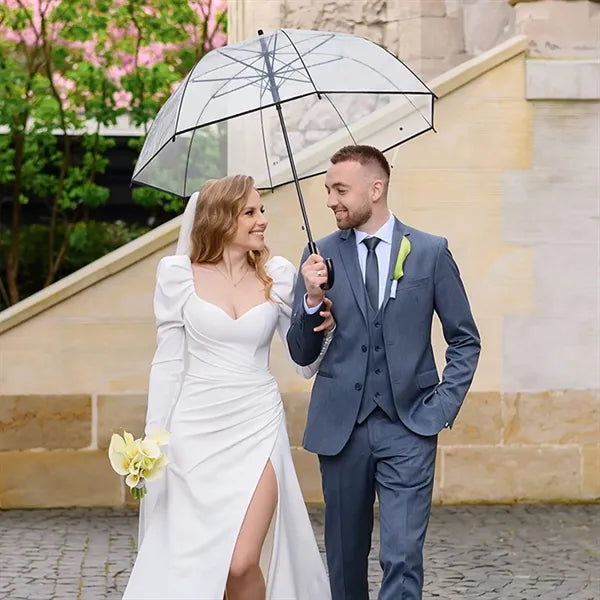 The 47" Arc Fashion Clear Bubble Umbrella