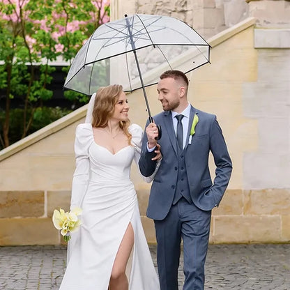 The 47" Arc Fashion Clear Bubble Umbrella