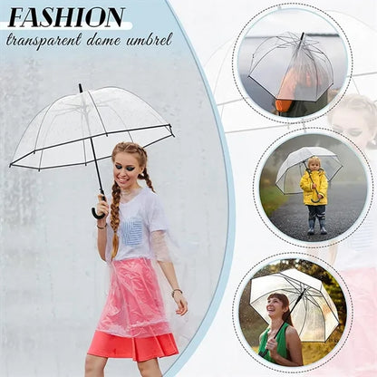 The 47" Arc Fashion Clear Bubble Umbrella