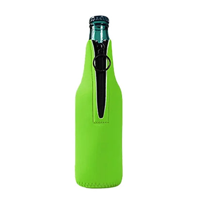 12 Oz Neoprene Zipper Cup Sleeve/ Beer Mug Sleeve