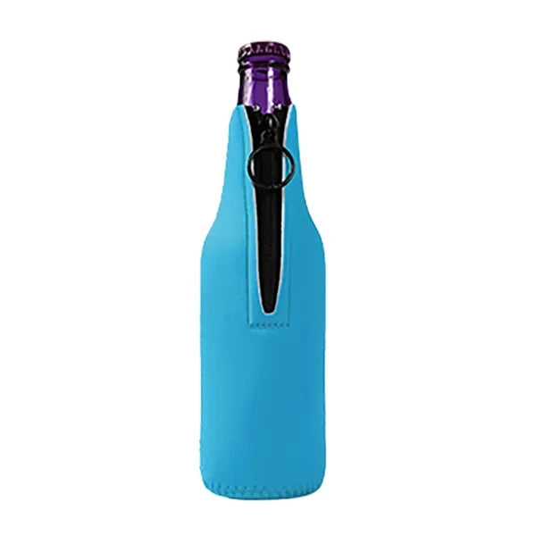 12 Oz Neoprene Zipper Cup Sleeve/ Beer Mug Sleeve