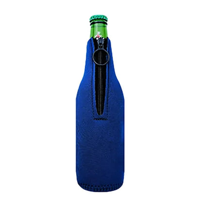 12 Oz Neoprene Zipper Cup Sleeve/ Beer Mug Sleeve