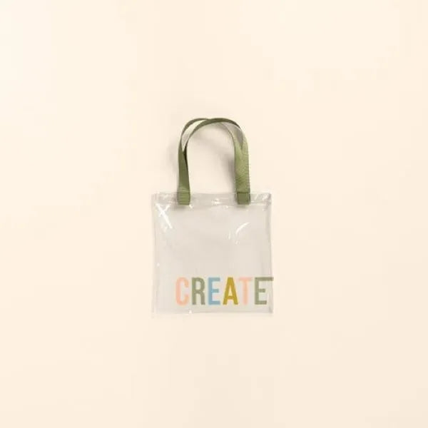 TEENY TINY TOTE - CLEAR VINYL