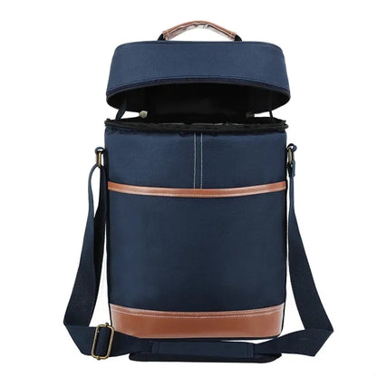 Classic Insulated Double Wine Bottle Cooler Bag