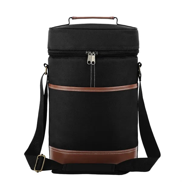 Classic Insulated Double Wine Bottle Cooler Bag