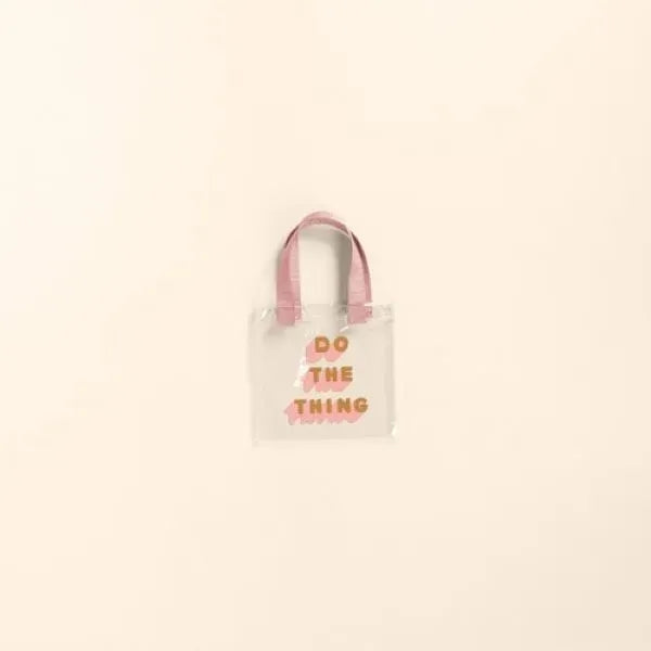 ITTY BITTY TOTE - CLEAR VINYL