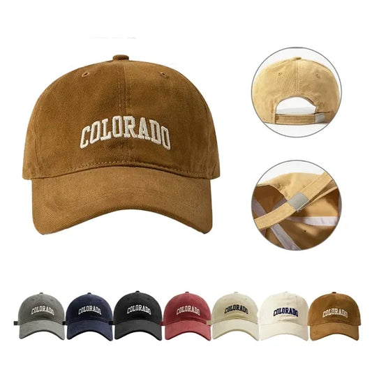 Embroidered 100% Cotton Baseball Cap