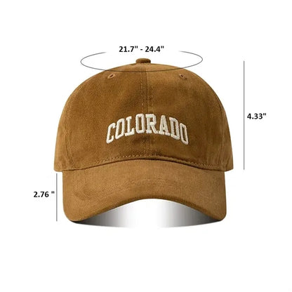 Embroidered 100% Cotton Baseball Cap