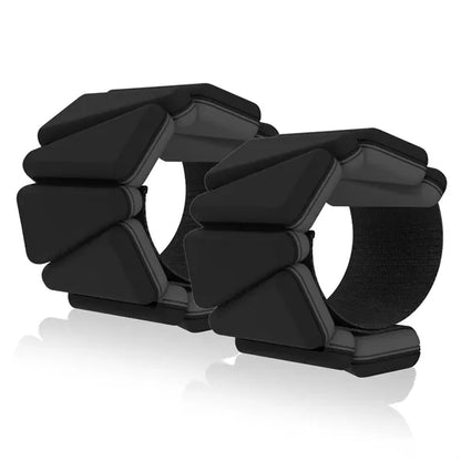 Two-tone Weighted Wristbands Sold As a Pair